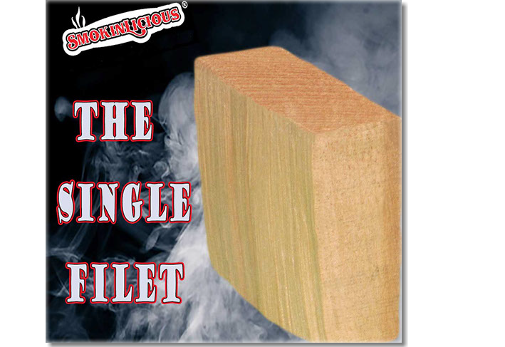 Single filet wood chunks- look how smoker  ready they are! 